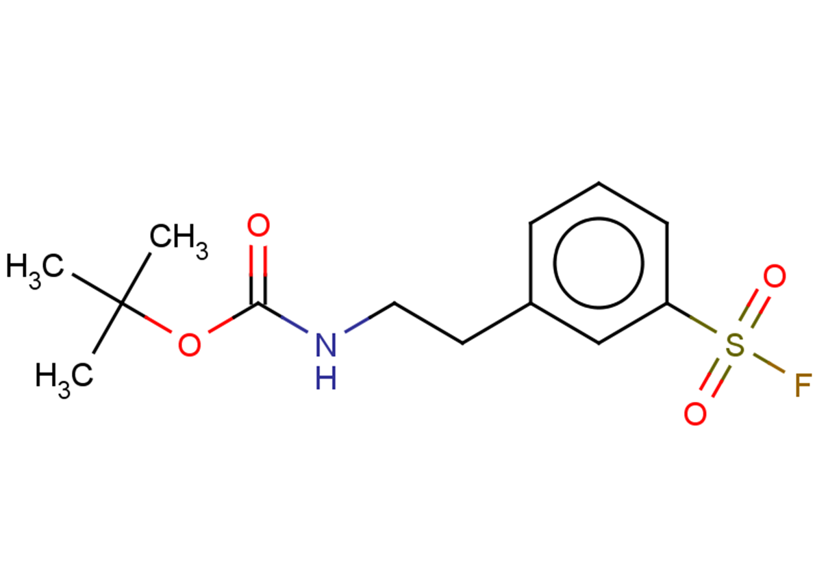 tert-butyl N-{2-[3-(fluorosulfonyl)phenyl]ethyl}carbamate