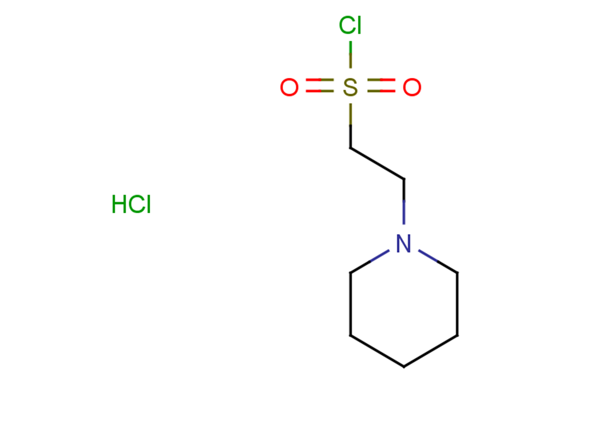 2-(piperidin-1-yl)ethane-1-sulfonyl chloride hydrochloride