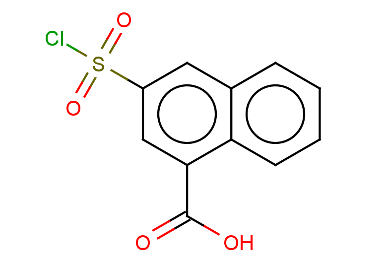 3-(chlorosulfonyl)naphthalene-1-carboxylic acid