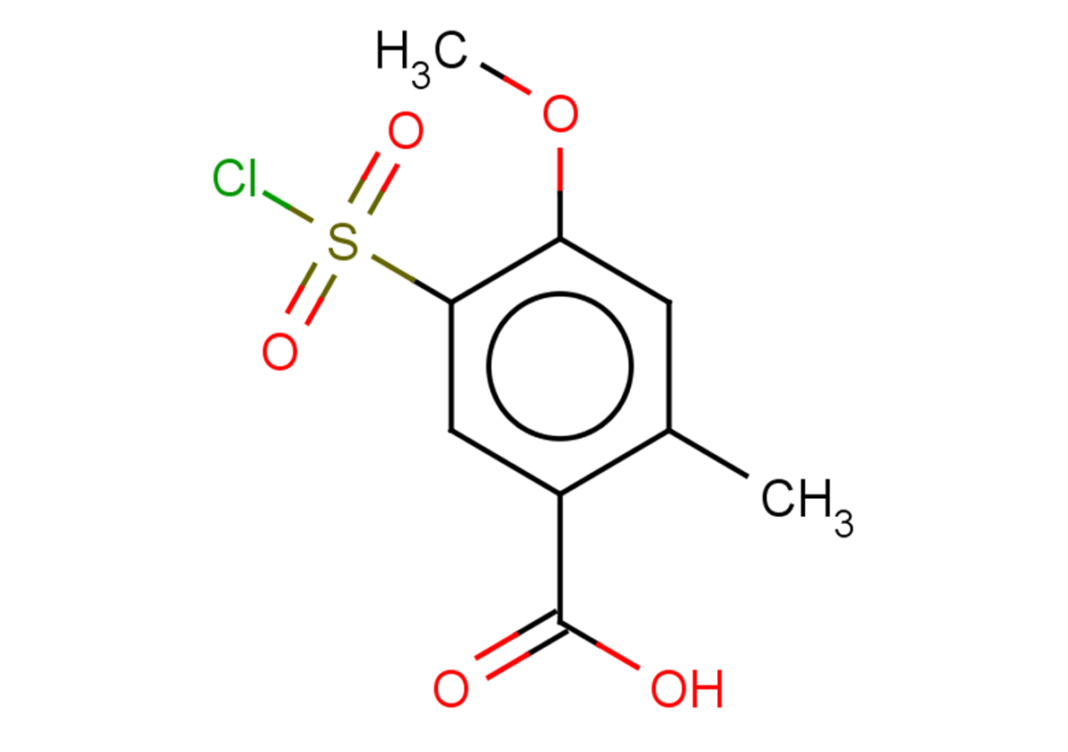 5-(chlorosulfonyl)-4-methoxy-2-methylbenzoic acid