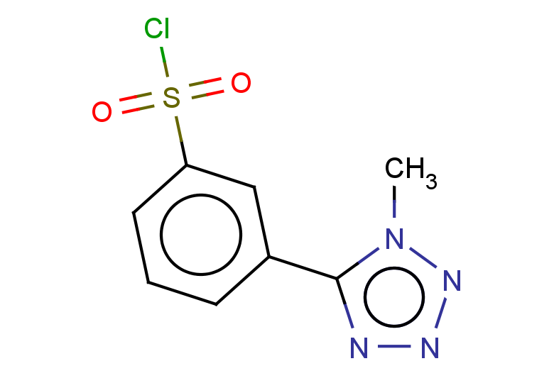3-(1-methyl-1H-1,2,3,4-tetrazol-5-yl)benzene-1-sulfonyl chloride