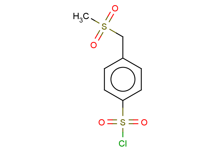 4-(methanesulfonylmethyl)benzene-1-sulfonyl chloride