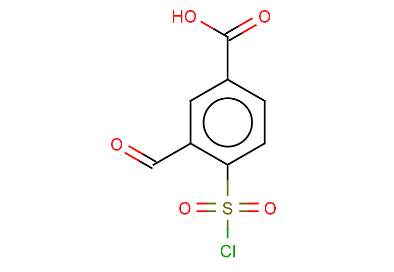 4-(chlorosulfonyl)-3-formylbenzoic acid