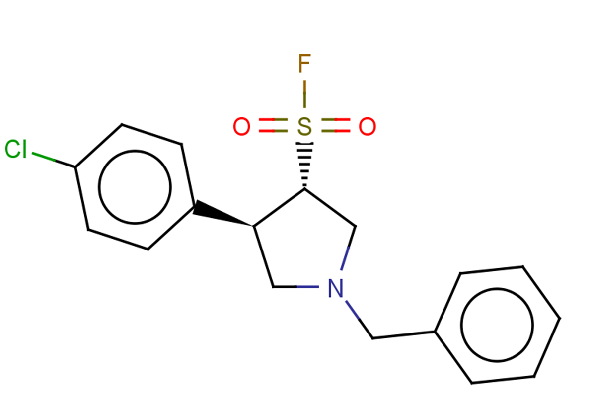 rac-(3R,4S)-1-benzyl-4-(4-chlorophenyl)pyrrolidine-3-sulfonyl fluoride