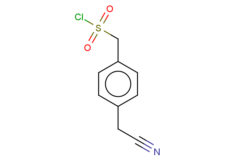[4-(cyanomethyl)phenyl]methanesulfonyl chloride