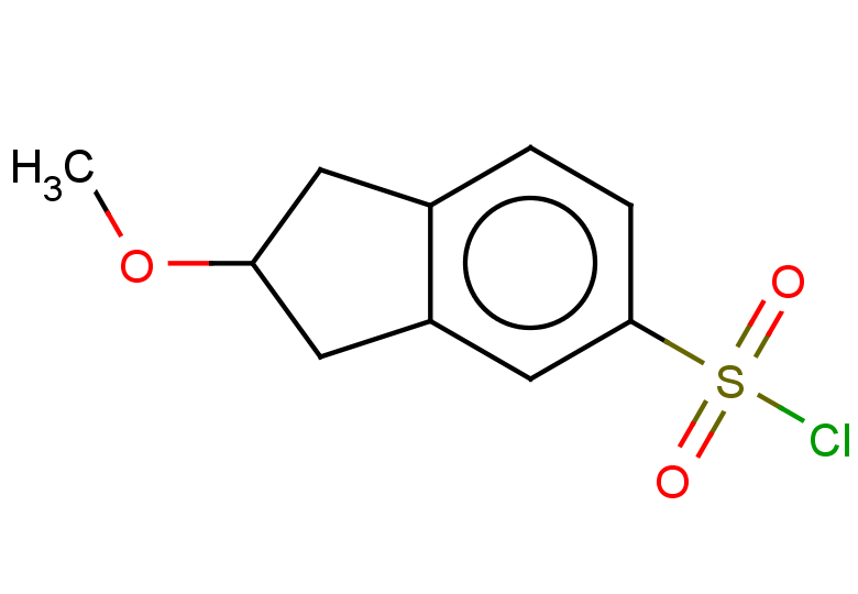 2-methoxy-2,3-dihydro-1H-indene-5-sulfonyl chloride
