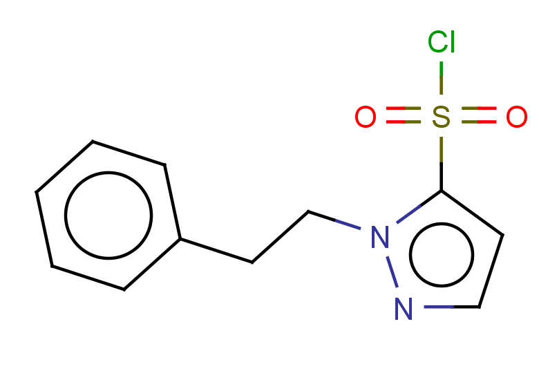 1-(2-phenylethyl)-1H-pyrazole-5-sulfonyl chloride