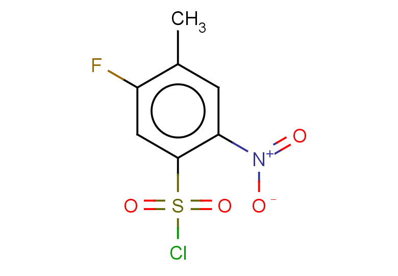5-fluoro-4-methyl-2-nitrobenzene-1-sulfonyl chloride