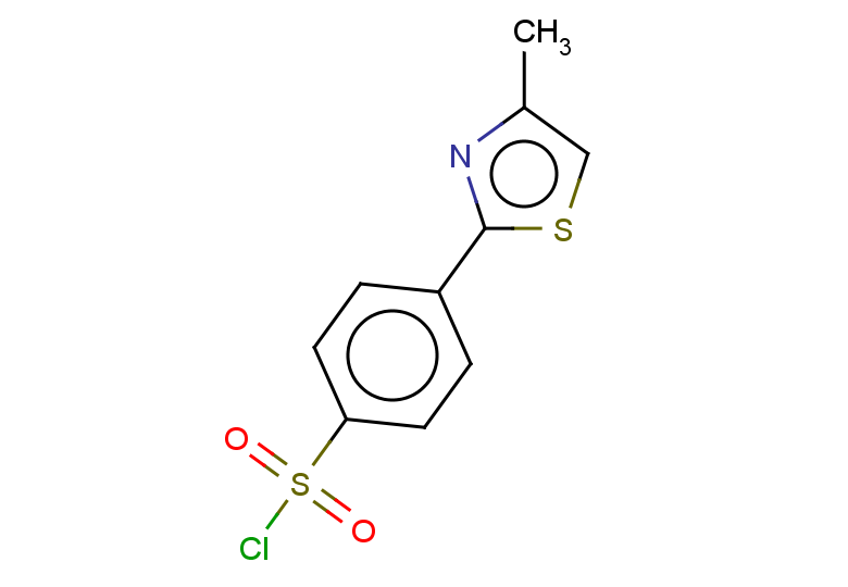 4-(4-methyl-1,3-thiazol-2-yl)benzene-1-sulfonyl chloride