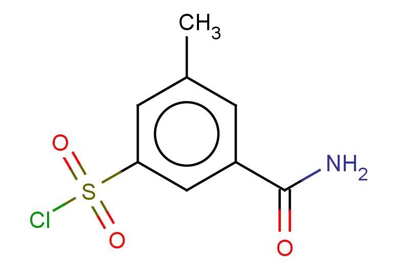3-carbamoyl-5-methylbenzene-1-sulfonyl chloride