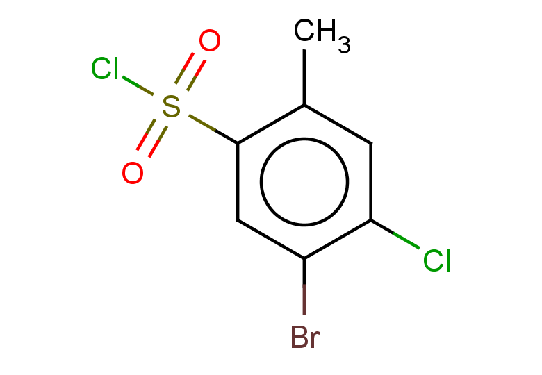 5-bromo-4-chloro-2-methylbenzene-1-sulfonyl chloride