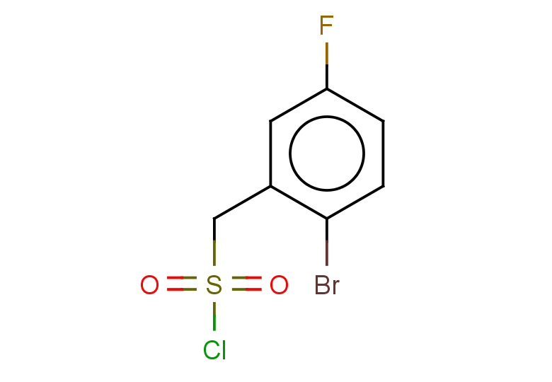 (2-bromo-5-fluorophenyl)methanesulfonyl chloride