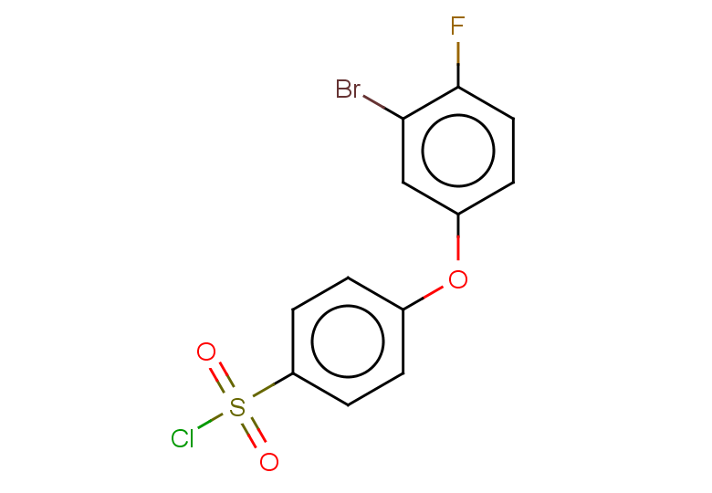 4-(3-bromo-4-fluorophenoxy)benzene-1-sulfonyl chloride