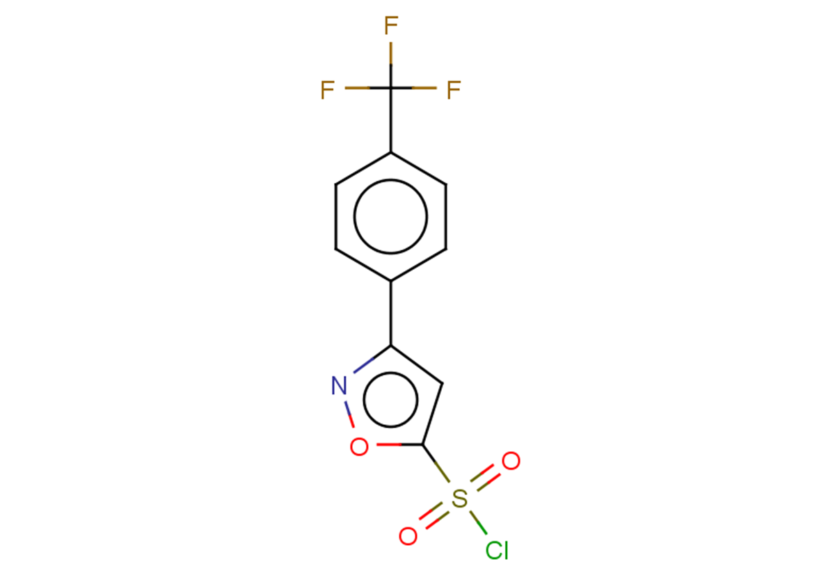 3-[4-(trifluoromethyl)phenyl]-1,2-oxazole-5-sulfonyl chloride