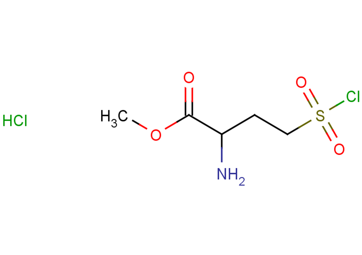 methyl 2-amino-4-(chlorosulfonyl)butanoate hydrochloride