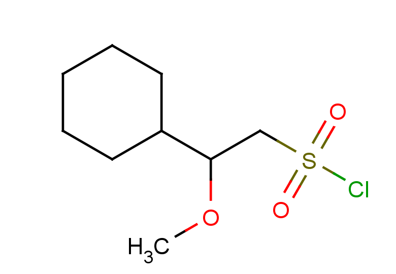 2-cyclohexyl-2-methoxyethane-1-sulfonyl chloride