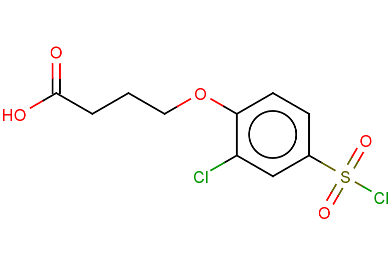 4-[2-chloro-4-(chlorosulfonyl)phenoxy]butanoic acid