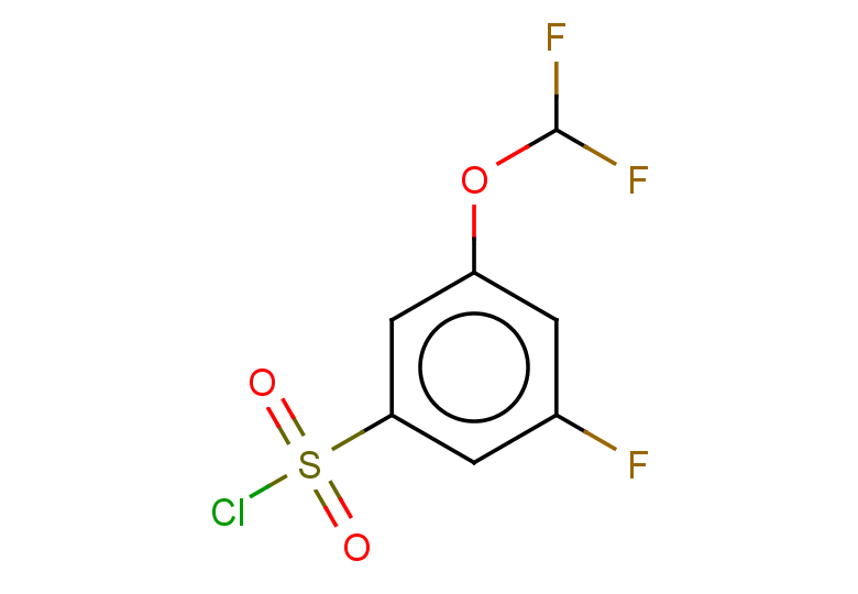 3-(DIFLUOROMETHOXY)-5-FLUOROBENZENE-1-SULFONYL CHLORIDE