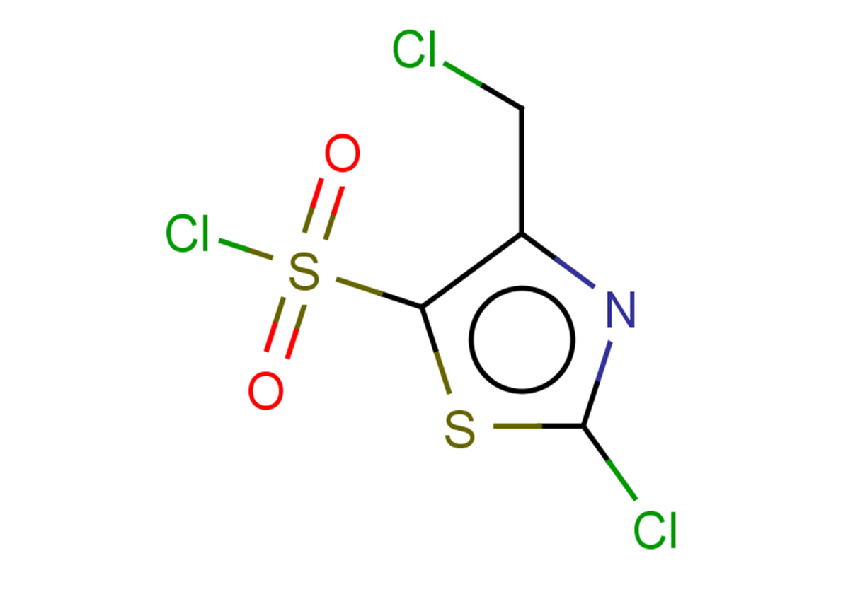 2-chloro-4-(chloromethyl)-1,3-thiazole-5-sulfonyl chloride