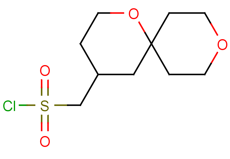 {1,9-dioxaspiro[5.5]undecan-4-yl}methanesulfonyl chloride