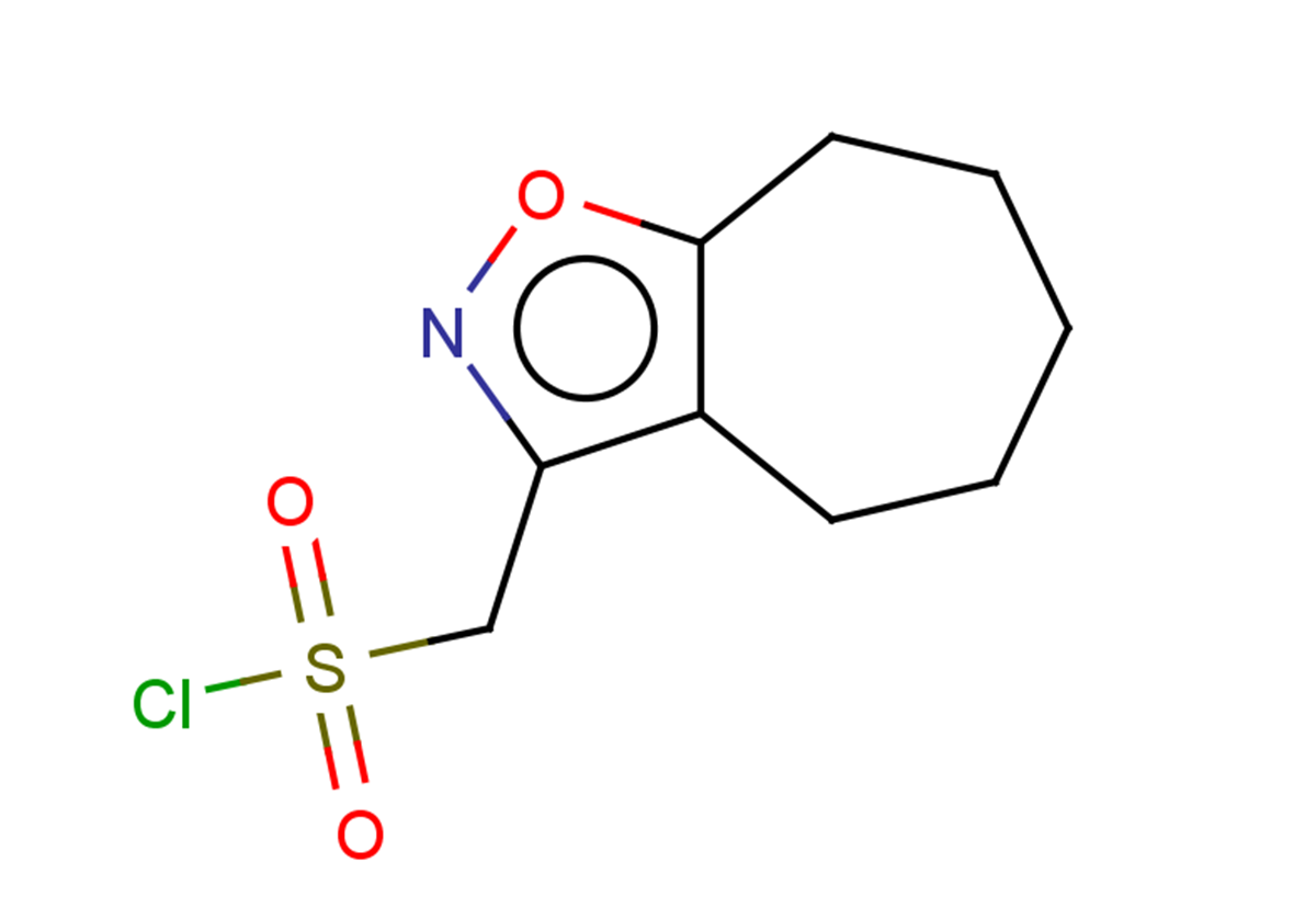 {4H,5H,6H,7H,8H-cyclohepta[d][1,2]oxazol-3-yl}methanesulfonyl chloride
