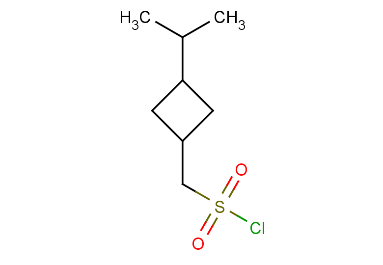 [3-(propan-2-yl)cyclobutyl]methanesulfonyl chloride, Mixture of diastereomers