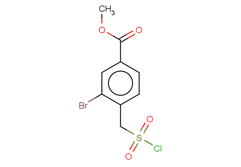 methyl 3-bromo-4-[(chlorosulfonyl)methyl]benzoate