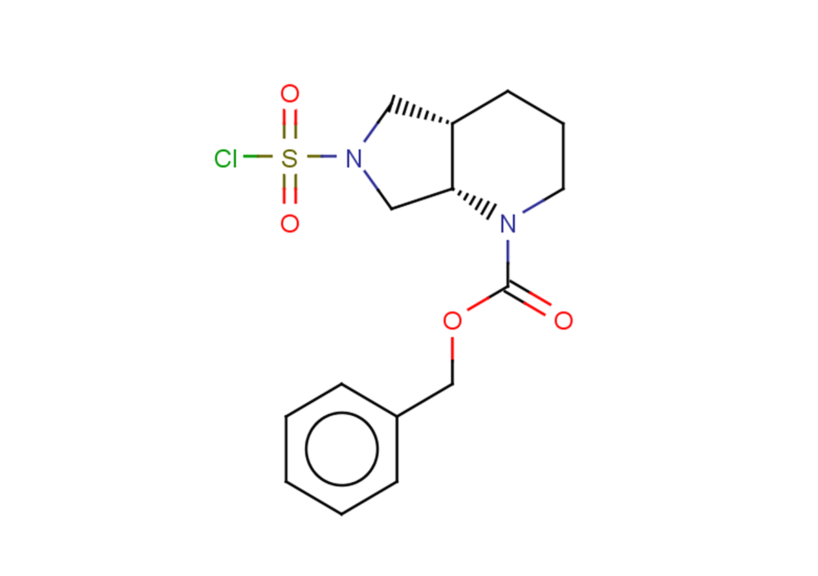 benzyl (4aS,7aS)-6-(chlorosulfonyl)-octahydro-1H-pyrrolo[3,4-b]pyridine-1-carboxylate