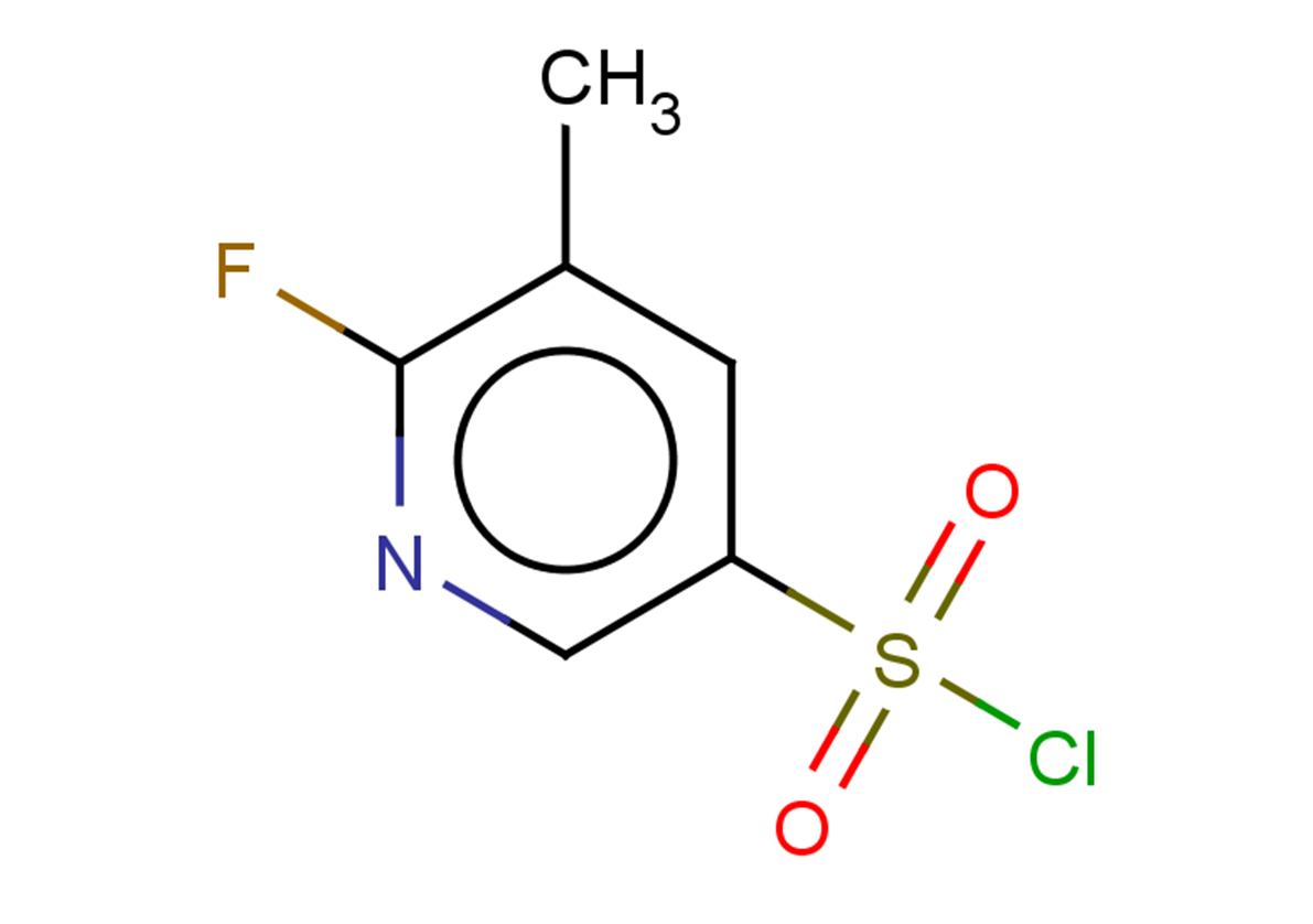 6-fluoro-5-methylpyridine-3-sulfonyl chloride