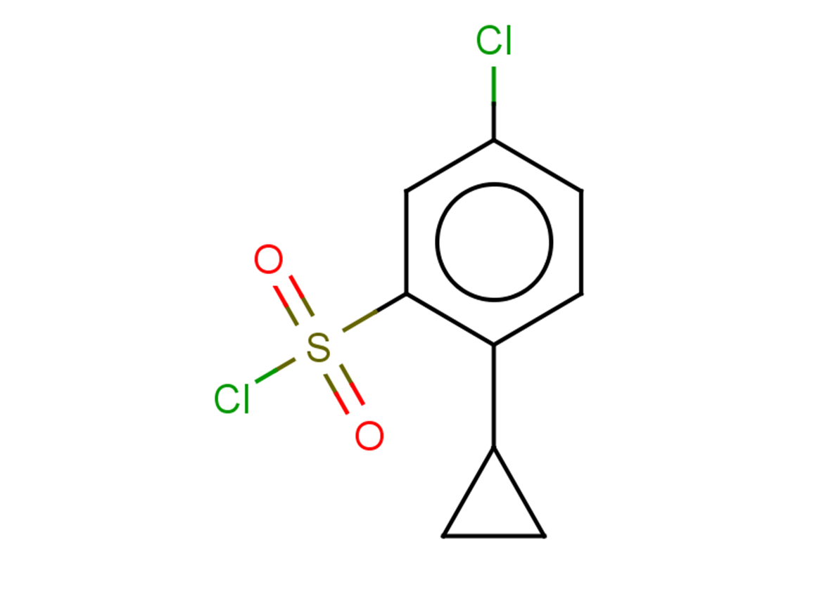 5-chloro-2-cyclopropylbenzene-1-sulfonyl chloride