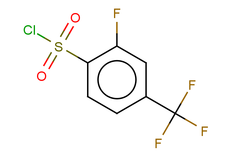 2-fluoro-4-(trifluoromethyl)benzene-1-sulfonyl chloride