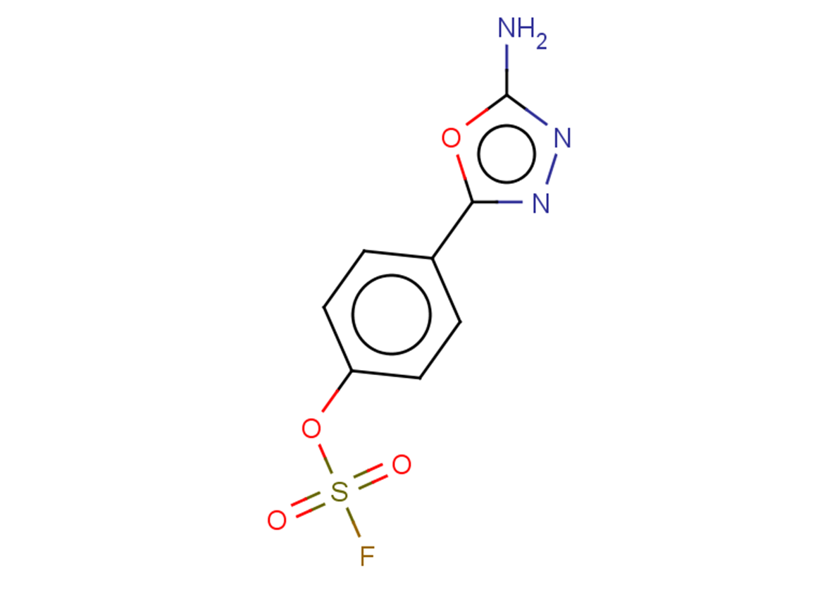 4-(5-amino-1,3,4-oxadiazol-2-yl)phenyl sulfurofluoridate