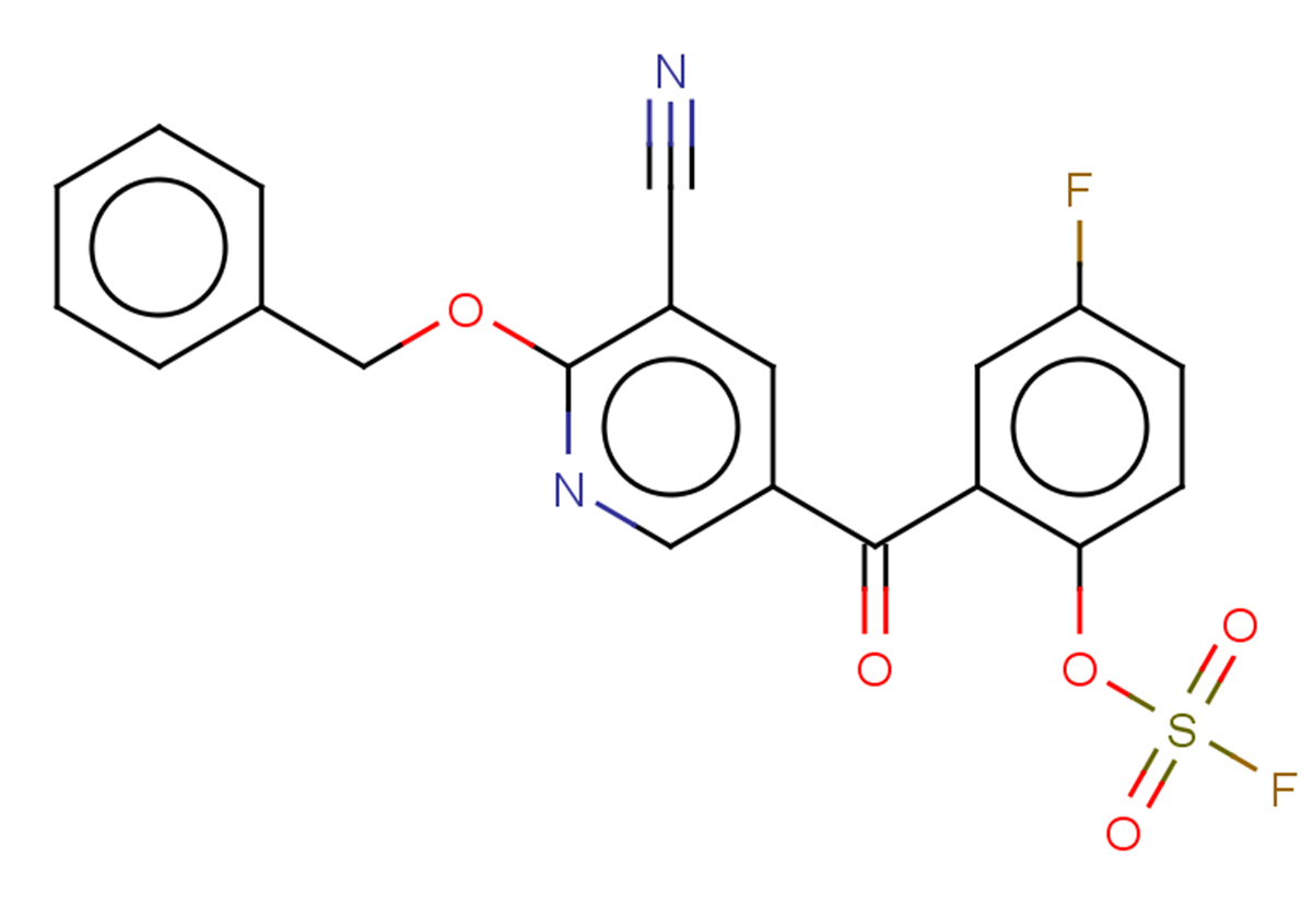 2-[6-(benzyloxy)-5-cyanopyridine-3-carbonyl]-4-fluorophenyl fluoranesulfonate