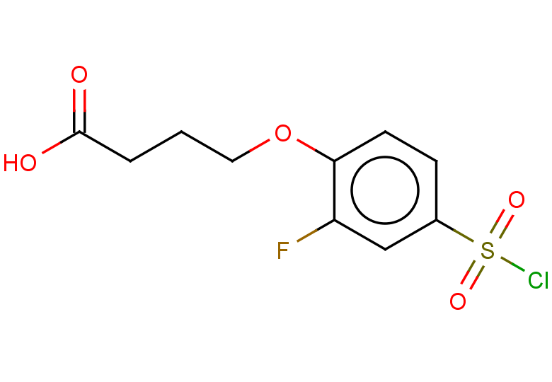 4-[4-(chlorosulfonyl)-2-fluorophenoxy]butanoic acid