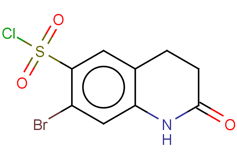 7-bromo-2-oxo-1,2,3,4-tetrahydroquinoline-6-sulfonyl chloride