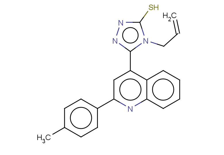 5-[2-(4-methylphenyl)quinolin-4-yl]-4-(prop-2-en-1-yl)-4H-1,2,4-triazole-3-thiol