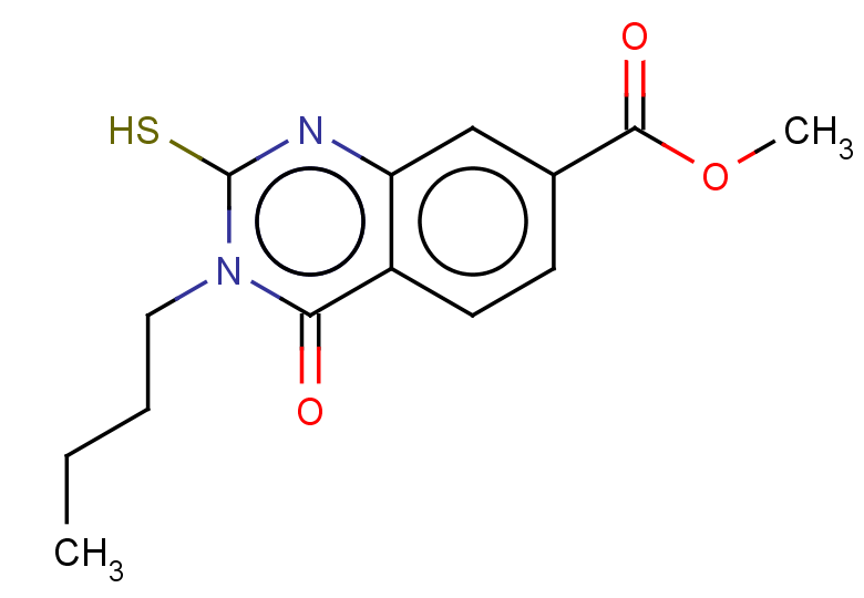 methyl 3-butyl-4-oxo-2-sulfanyl-3,4-dihydroquinazoline-7-carboxylate