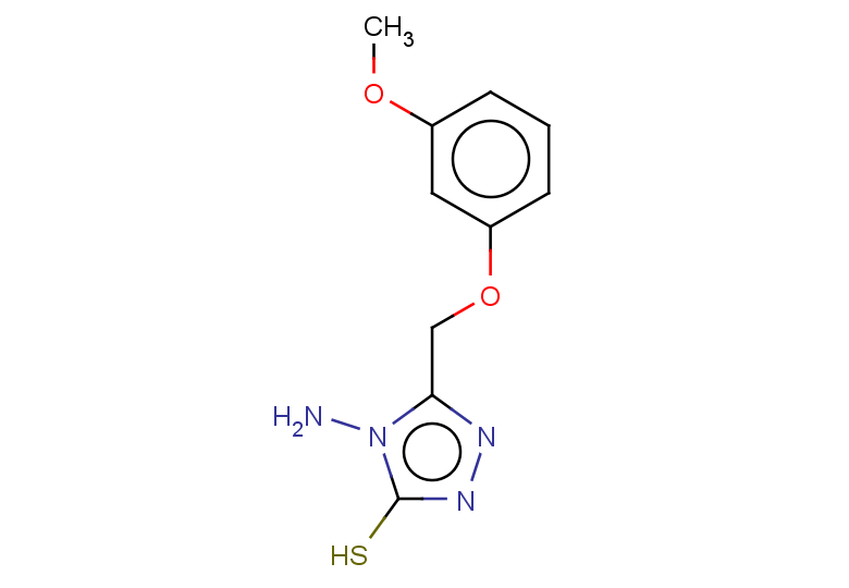 4-amino-5-(3-methoxyphenoxymethyl)-4H-1,2,4-triazole-3-thiol