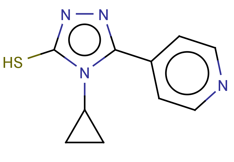 4-cyclopropyl-5-(pyridin-4-yl)-4H-1,2,4-triazole-3-thiol