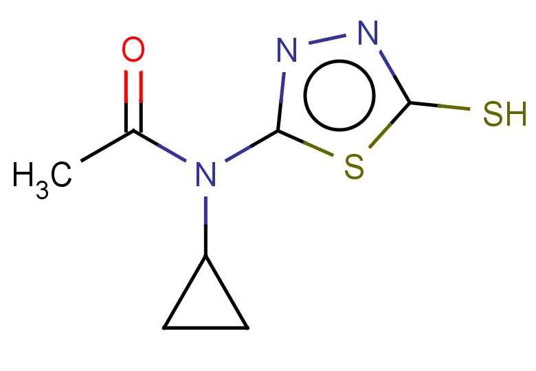 N-cyclopropyl-N-(5-sulfanyl-1,3,4-thiadiazol-2-yl)acetamide
