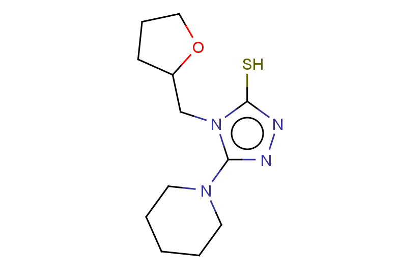 4-(oxolan-2-ylmethyl)-5-(piperidin-1-yl)-4H-1,2,4-triazole-3-thiol