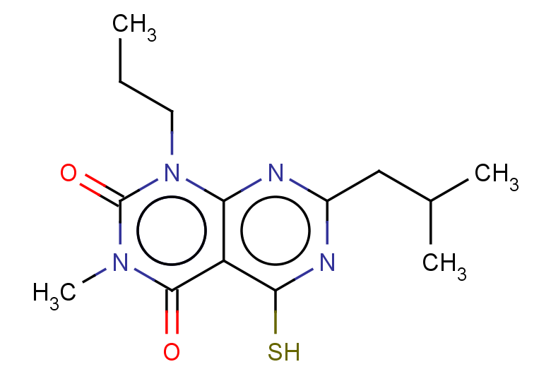 3-methyl-7-(2-methylpropyl)-1-propyl-5-sulfanyl-1H,2H,3H,4H-[1,3]diazino[4,5-d]pyrimidine-2,4-dione