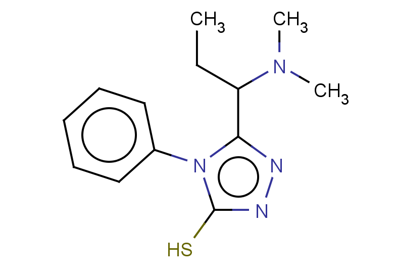 5-[1-(dimethylamino)propyl]-4-phenyl-4H-1,2,4-triazole-3-thiol