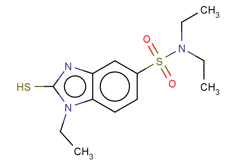 N,N,1-triethyl-2-sulfanyl-1H-1,3-benzodiazole-5-sulfonamide