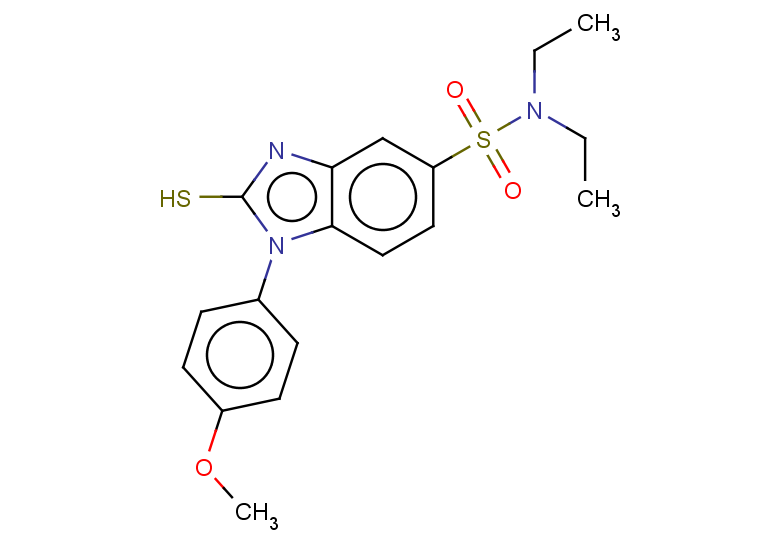 N,N-diethyl-1-(4-methoxyphenyl)-2-sulfanyl-1H-1,3-benzodiazole-5-sulfonamide