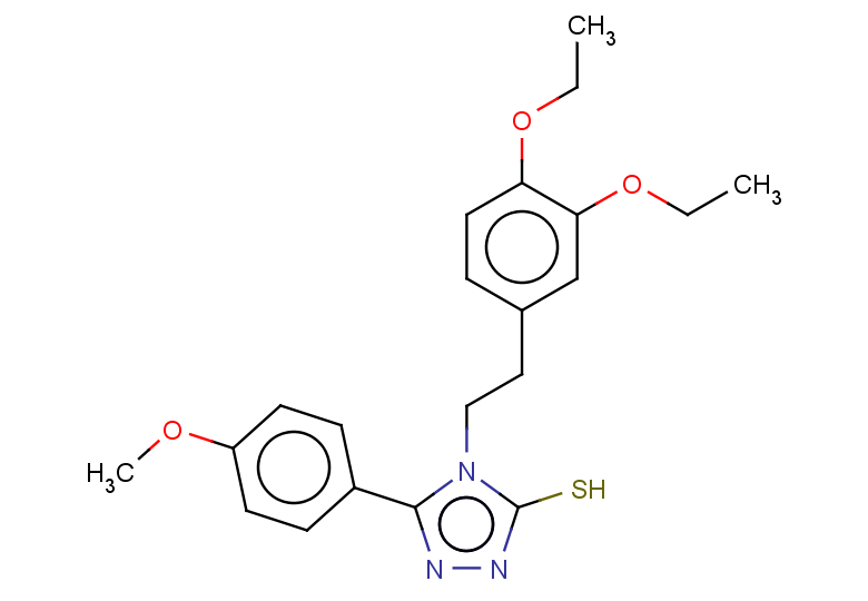 4-[2-(3,4-diethoxyphenyl)ethyl]-5-(4-methoxyphenyl)-4H-1,2,4-triazole-3-thiol