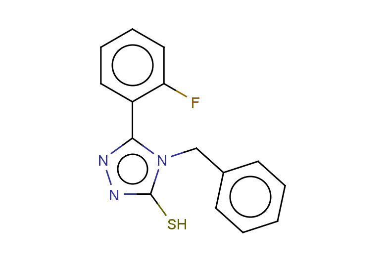 4-benzyl-5-(2-fluorophenyl)-4H-1,2,4-triazole-3-thiol