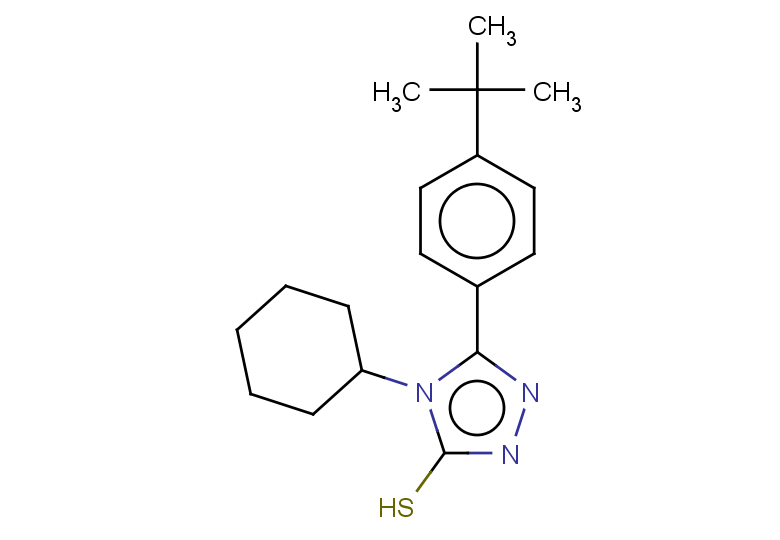 5-(4-tert-butylphenyl)-4-cyclohexyl-4H-1,2,4-triazole-3-thiol