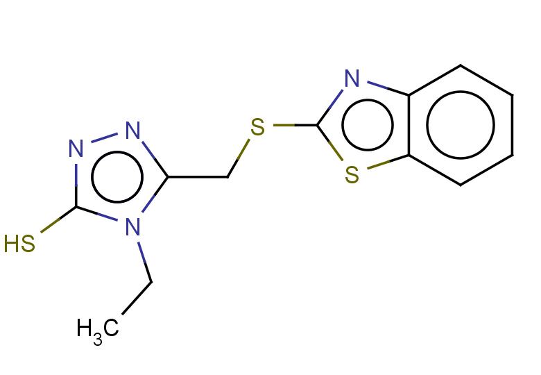 5-[(1,3-benzothiazol-2-ylsulfanyl)methyl]-4-ethyl-4H-1,2,4-triazole-3-thiol