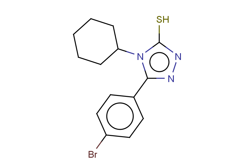 5-(4-bromophenyl)-4-cyclohexyl-4H-1,2,4-triazole-3-thiol
